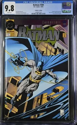 Buy Batman 500 CGC 9.8 Collector's Edition Azrael As Batman Key Die-cut Cover • 177.88£