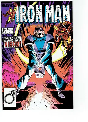 Buy IRON MAN #186 NM- 9.2 1st Vibro And #187 NM 9.4 With Cream Pages • 15.09£