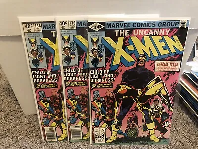 Buy Uncanny X-Men #136 - Dark Phoenix Saga -3 Copies! 1 Was A Cgc 9.4 • 110.81£