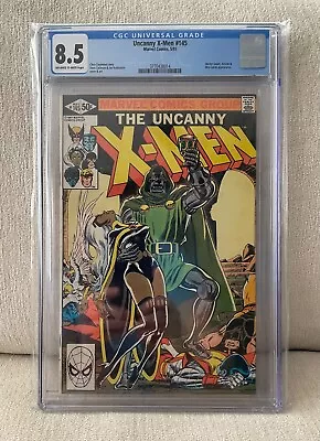 Buy Uncanny X-Men #145 CGC 8.5 Marvel 1981 Doctor Doom Arcade Miss Locke OW/WP!   • 79.94£