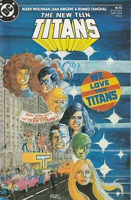 Buy The New Teen Titans 6 DC Comics March 1985 • 3.75£
