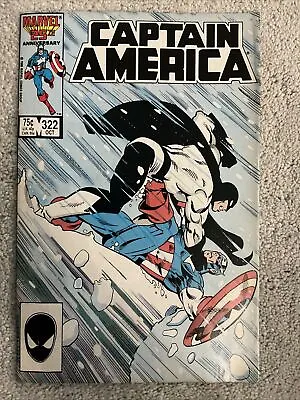 Buy Captain America Marvel 25th Anniversary Vol 1 No 322 October 1986 • 7.49£
