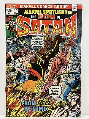 Buy MARVEL SPOTLIGHT #12 1973 1ST SON OF SATAN FULL APPEARANCE / ORIGIN Ghost Rider • 43.97£