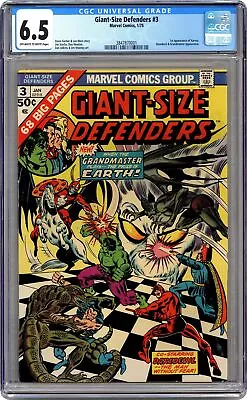 Buy Giant Size Defenders #3 CGC 6.5 1975 3847870001 1st App. Korvac • 52.47£