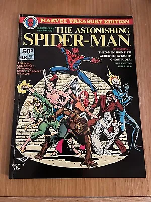 Buy Marvel Treasury Edition Astonishing Spider-Man # 18 Reprints Marvel Team-Up VG+ • 7.99£