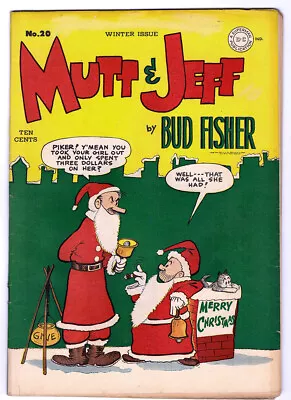Buy MUTT AND JEFF #20  In FN/VF 1945 All American Golden Age Comic CHRISTMAS Issue • 59.75£