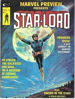 Buy 1976 Marvel Preview Magazine Star-1st App Lord Starlord #4 F/VF • 177.89£