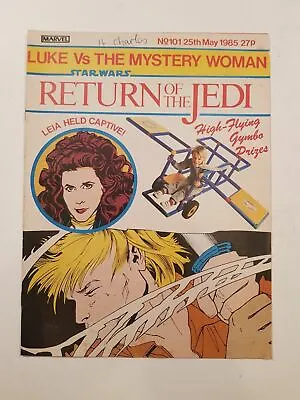 Buy Star Wars Return Of The Jedi Comic Marvel Issue 101 25th May 1985 • 6.99£
