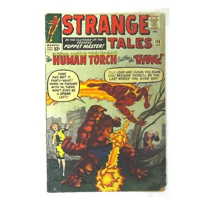 Buy Strange Tales (1951 Series) #116 In Very Good Minus Condition. Marvel Comics [n • 51.09£