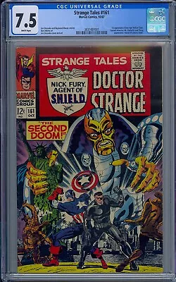Buy Cgc 7.5 Strange Tales #161 White Pages 1st Silver Age Appearance Yellow Claw • 112.51£