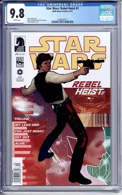 Buy Star Wars : Rebel Heist #1 Cgc 9.8 Newsstand Adam Hughes Dark Horse Rare 2014 • 159.86£