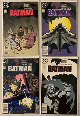 Buy Batman Lot #404-407 DC Year One Storyline 4 Different Books (6.0 FN) (1987) • 47.44£
