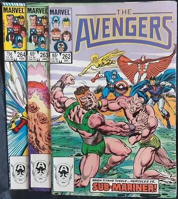 Buy AVENGERS, 3 Issues # 262-264: X-FACTOR, Marvel Comics, 1985-86 • 5£
