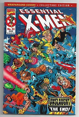 Buy Essential X-Men #53 Wraparound Cover Onslaught FN/VFN (1999) Marvel Comics UK • 2.50£