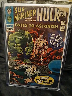 Buy Tales To Astonish #77 (1966) Sub-Mariner And Hulk VG/FN 5.0 • 23.98£