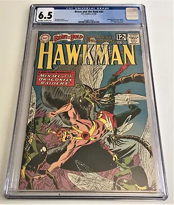 Buy Brave And The Bold #42 CGC 6.5 Hawkman Silver Age DC  1962 • 150.13£