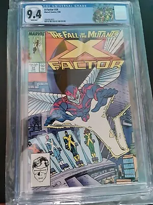 Buy X FACTOR #24 1st Appearance Of ARCH ANGEL. CGC 9.4 Custom Label • 99.99£