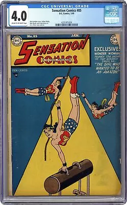 Buy Sensation Comics #85 CGC 4.0 1949 4391405004 • 300.43£