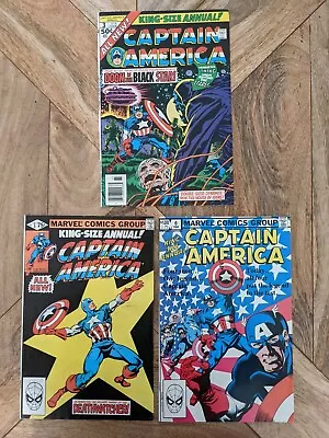 Buy Captain America Annual 3 (1976), 5 (1981) And 6 (1982) • 20£