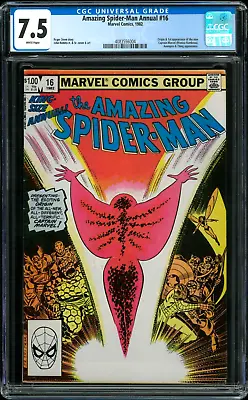 Buy Amazing Spider-Man Annual 16 - CGC 7.5 (1st Monica Rambeau - Photon) • 15.81£