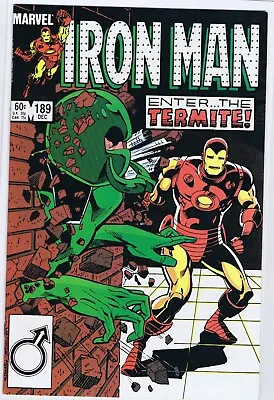 Buy Iron Man 189 9.0 1st Termite Wk13 • 7.90£