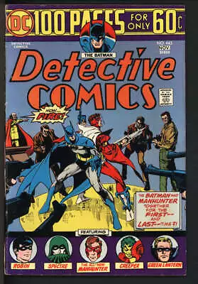 Buy Detective Comics #443 5.0 // Origin Of The Creeper. 100 Pg Giant. Dc Comics 1974 • 22.71£