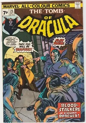 Buy Tomb Of Dracula 25 (Marvel 1974) VeryFine-  First Hannibal King • 115£