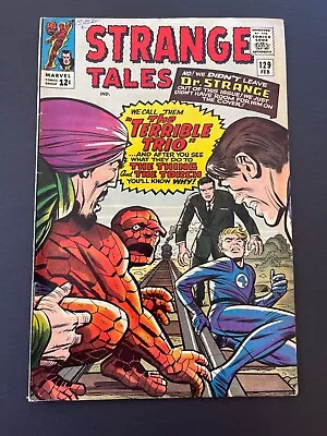 Buy Strange Tales #129 - First App Tiboro, Sixth Dimension (Marvel, 1965) F/VF • 40.99£