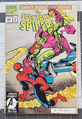 Buy Spectacular Spider-Man #200 (Marvel, 1993) Holofoil Death Of Green Goblin VF/NM • 4.77£