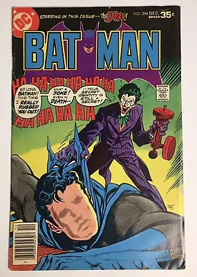 Buy BATMAN #294 (DC Comics 1977)  WHO KILLED BATMAN  JOKER STORY- JIM APARO COVER • 26.02£