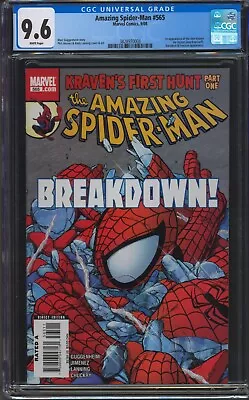 Buy Amazing Spider-Man #565, CGC 9.6, 1st App Of Anna Kravinoff, Marvel 2008 • 48.10£