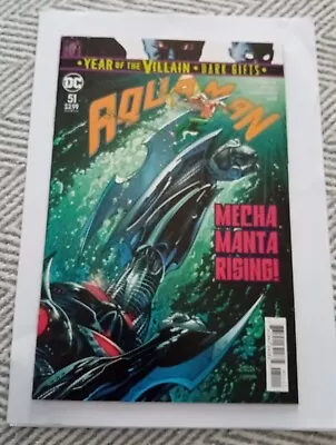 Buy Aquaman  #51 `19 DC - Mecha Manta Rising! - Year Of The Villain - Dark Gifts • 2£