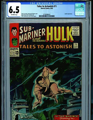 Buy Tales To Astonish #71 CGC 6.5 1965 Marvel  Amricons K35 • 149.85£