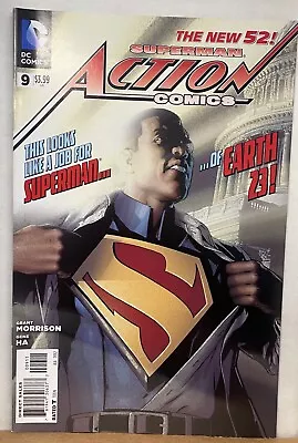 Buy Superman Action Comics #9 (New 52 DC Comics) 1st Print  1st App Calvin Ellis • 11.85£