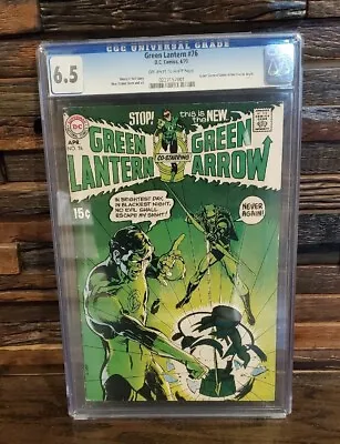 Buy Green Lantern #76 CGC 6.5 Green Lantern/Green Arrow Stories Begins  DC Comics • 562.99£
