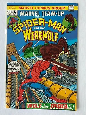 Buy Marvel Team-Up #12 Featuring Spider-Man & The Werewolf By Night (1973) • 40.02£