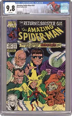 Buy Amazing Spider-Man #337 CGC 9.8 1990 3948296002 • 91.35£