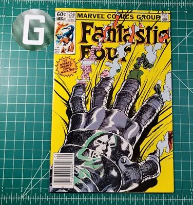 Buy Fantastic Four #258 (1983) Newsstand Classic Doctor Doom Marvel Comics VF+ • 23.70£