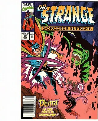 Buy Doctor Strange # 30 (Marvel)1991 - Feat MEPHISTA / Daughter Of Mephisto - VF/VF+ • 10.61£