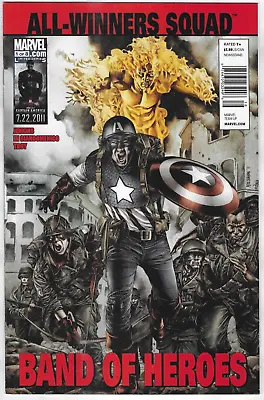 Buy All-Winners Squad Band Of Heroes Comic 1 Cover A Mico Suayan First Print 2011 • 12.88£