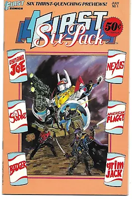 Buy FIRST SIX-PACK #1 (July 1987) First Comics Series [Limited Supply Of ThIs Issue] • 2.50£