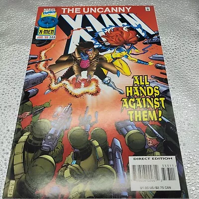 Buy Marvel Comics X-Men #333 June 96 The Uncanny X-Men All Hands Against Them Dir... • 8.55£