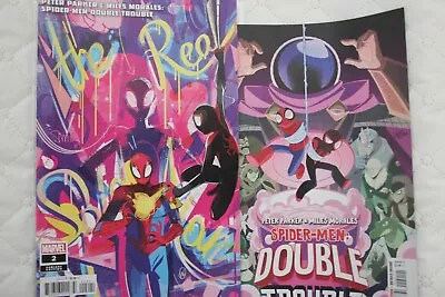 Buy Peter Parker Miles Morales Spider-Man Double Trouble #2 SET 1st Female Mysterio • 9.93£