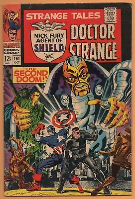 Buy Strange Tales #161 Marvel Comics 1967 VG+ 4.5  1st Steranko Captain America • 20.09£