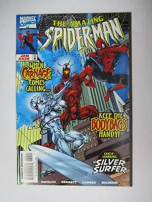 Buy 1998 Marvel Comics The Amazing Spider-Man #430 Carnage Silver Surfer • 24.79£