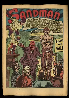 Buy Adventure 72 - 1st Simon & Kirby Sandman Story Tear Sheets - 10 Pages - 1942 • 189.75£