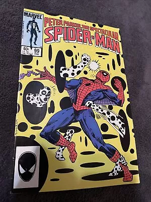 Buy Peter Parker The Spectacular Spider-Man #99 The Spot From Feb. 1985 In Good Con. • 15.89£