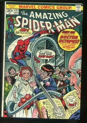 Buy Amazing Spider-man #131, VF+ 8.5, Doc Ock-Aunt May Wedding, Marvel Value Stamp • 32.57£