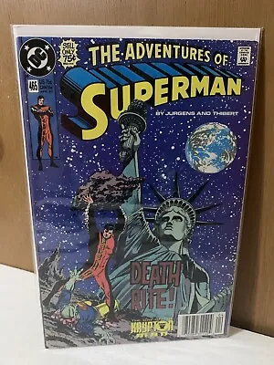 Buy Adventures Of Superman 465 🔑1st HANK HENSHAW🔥1990 Cyborg🔥Comics🔥NM- • 3.94£