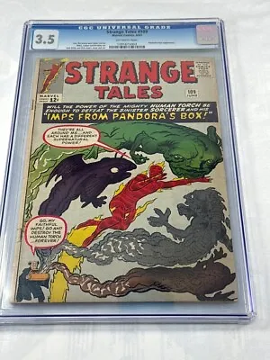 Buy Marvel Studios Comics Strange Tales #109 6/63 Off-white Pages Cgc 3. (pbr089755) • 141.87£
